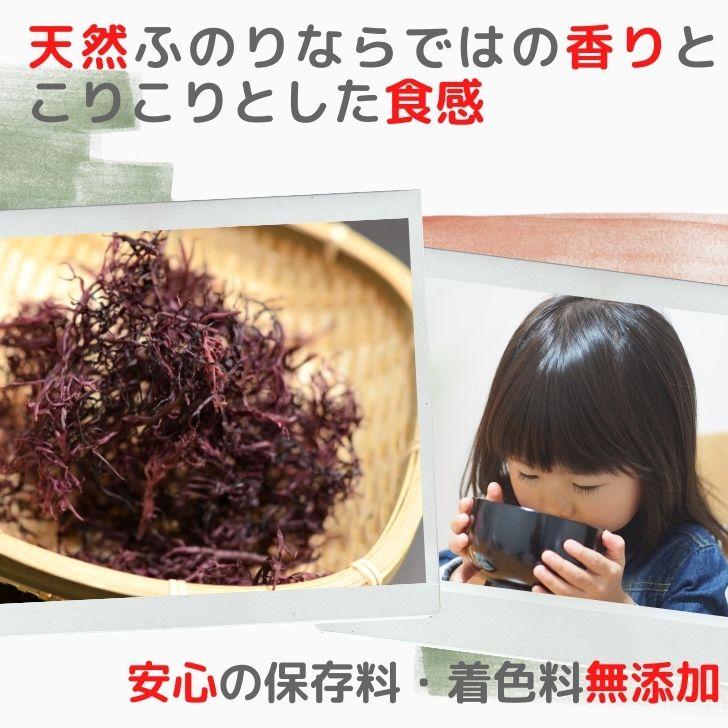 九州産 天然 乾燥 ふのり50g 送料無料 国産 洗い マフのり 味噌汁の具