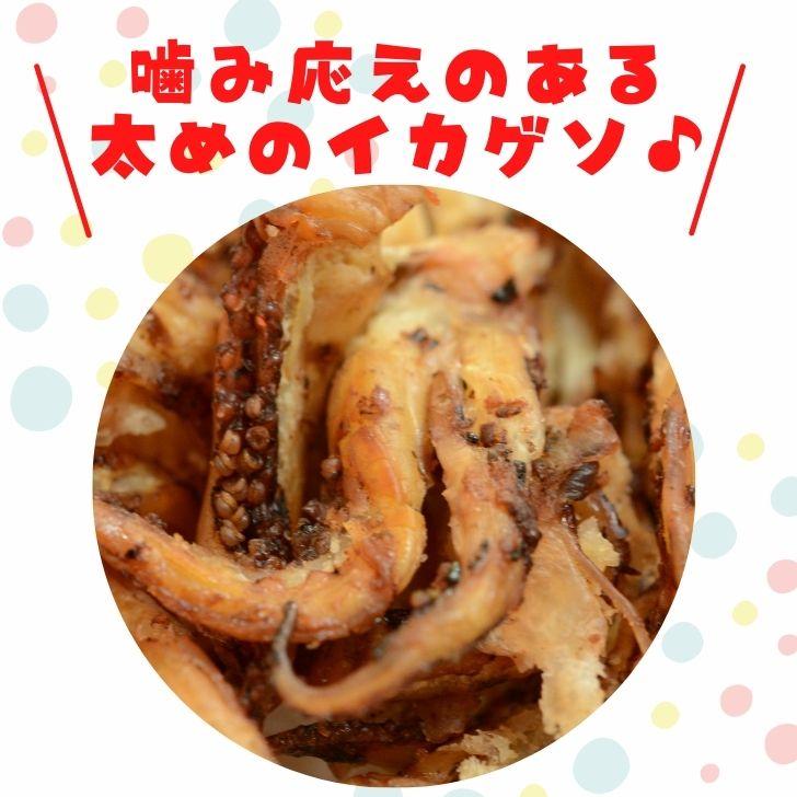 イカゲソ イカ下足 串焼き 唐揚げ 紋甲イカ下足串1本35g（10本
