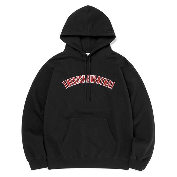 超歓迎 Thisisneverthat ディスイズネバーザット Tn21shs001 Newarcフードパーカー ブラック S 魅了 Blog Lonolife Com