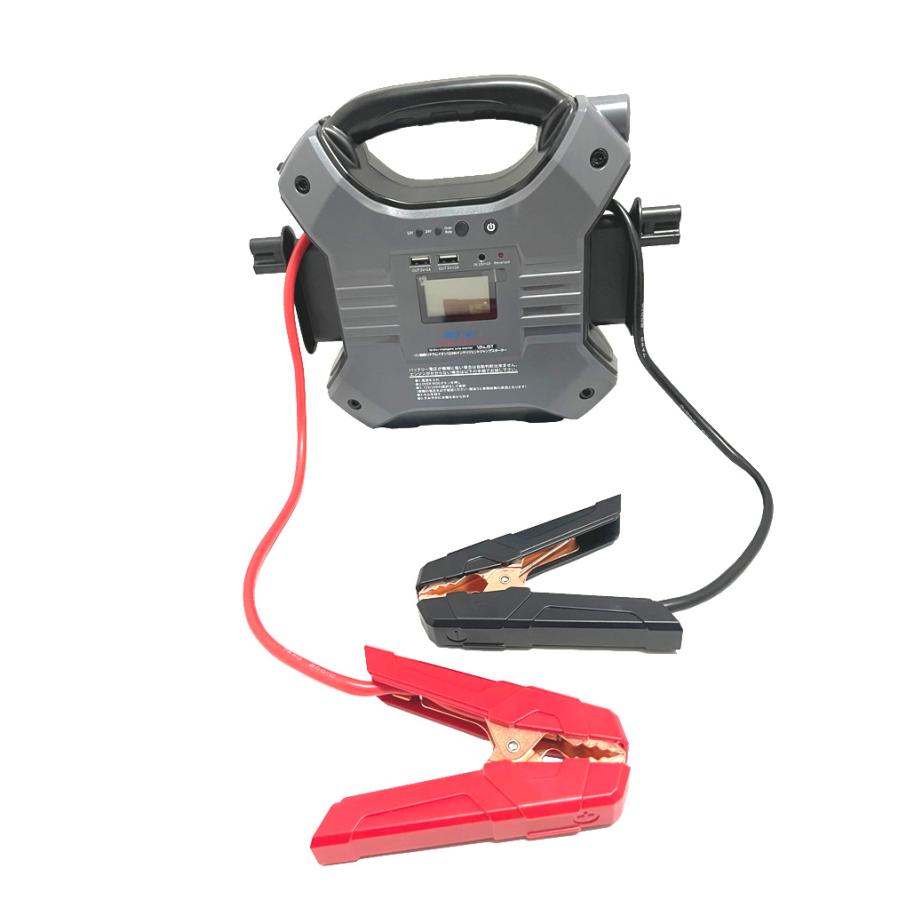 マルチジャンプスターター 12V・24V兼用 リン酸鉄リチウムイオン USB