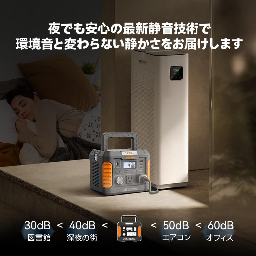 Togo POWER TogoPower 300W ポータブル電源 40W ソーラーパネルセット