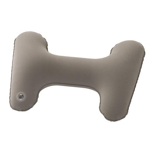 ヨックレスト （グレー） R エアークッション 腰枕 空気まくら 旅行