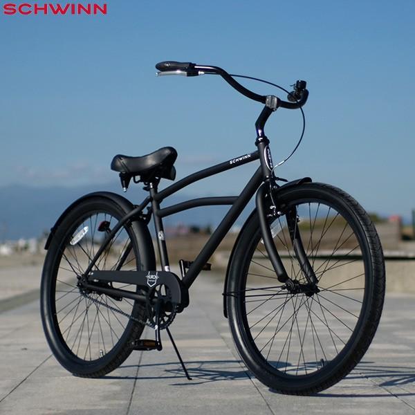 Schwinn[シュウイン]26吋 ビーチクルーザー シングル/ブラック | www