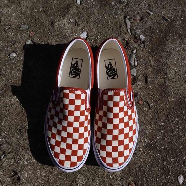 picante checkerboard vans