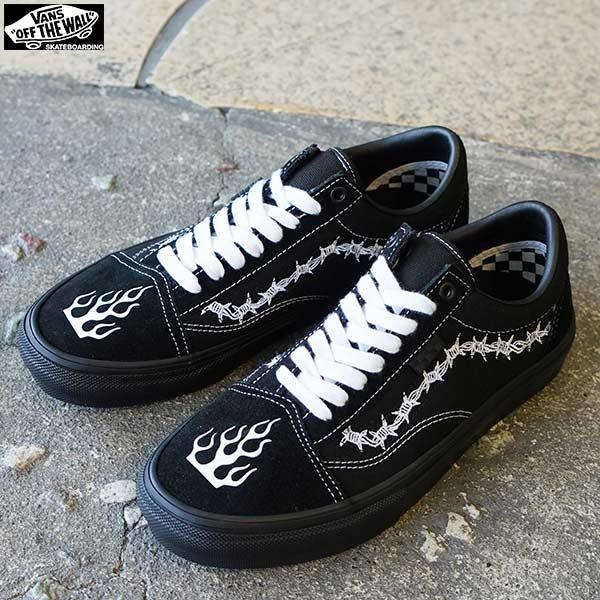 VANS "SKATE OLD SKOOL VN0A5FCBB8C ELIJAH BERLE BLACK/BLACK/WHITE" メンズ