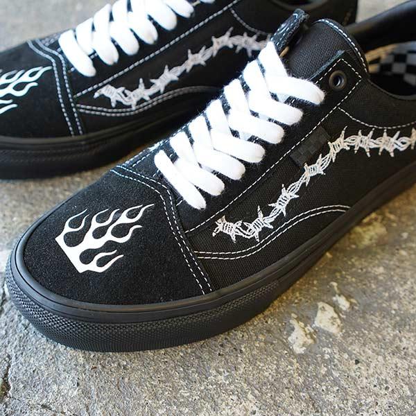 VANS "SKATE OLD SKOOL VN0A5FCBB8C ELIJAH BERLE BLACK/BLACK/WHITE" メンズ