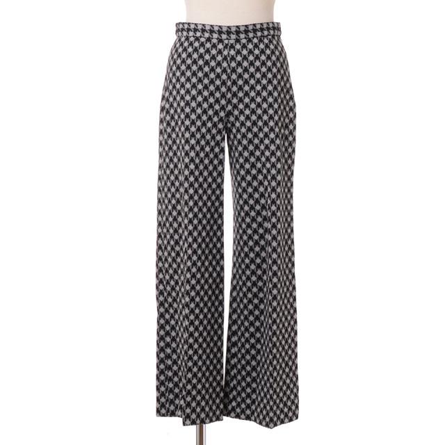 ロゼッタゲッティ ROSETTA GETTY クロップドストレート柄パンツ 