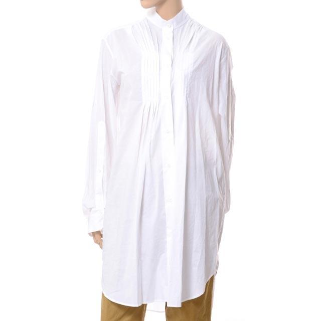 アンドゥムルメステール ann demeulemeester タック使いロングシャツ