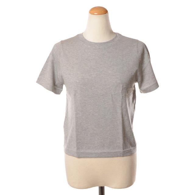 extreme cashmere x グレー半袖ニット