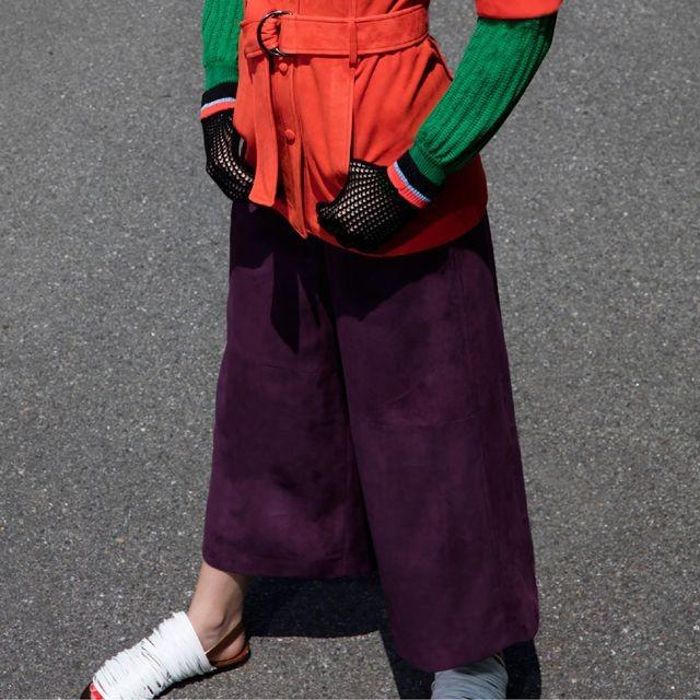 55％以上節約 ヨコアンティミッソーニ Missoni ワイドスェードパンツ