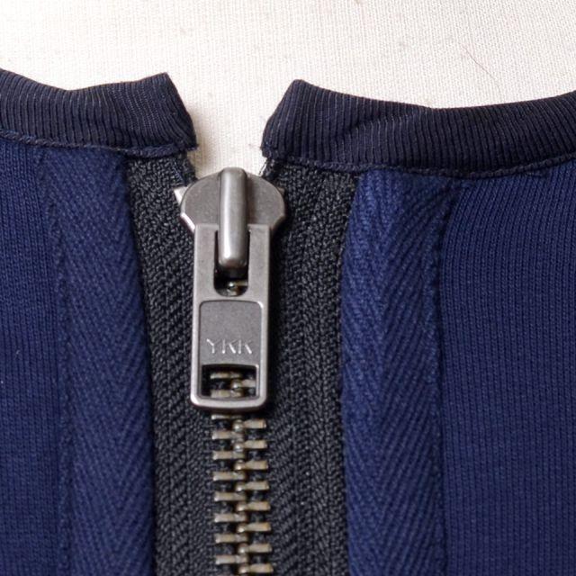 【タイムセール】 ハイダーアッカーマン(Haider Ackermann) 丸襟ジャージージャケット コットン ネイビー 【IQY1459575865】(53240円)