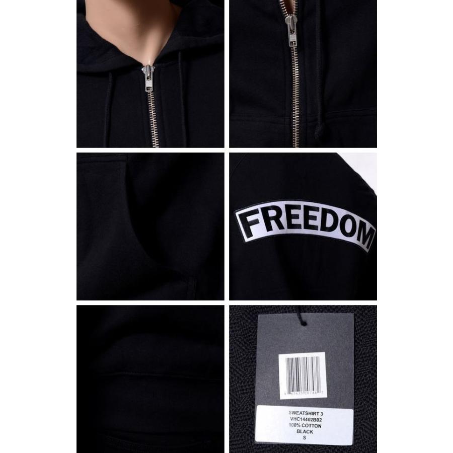 30% OFF ブラックデニム(blkdnm) FREEDOMパーカー コットン ブラック 【正規取扱店】｜yokoaunty｜03