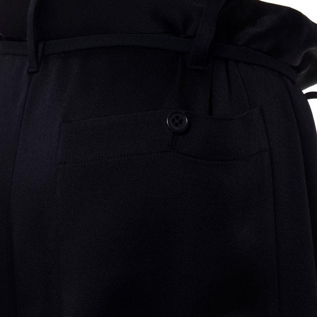 アンドゥムルメステール ann demeulemeester ワイドカーゴパンツ 