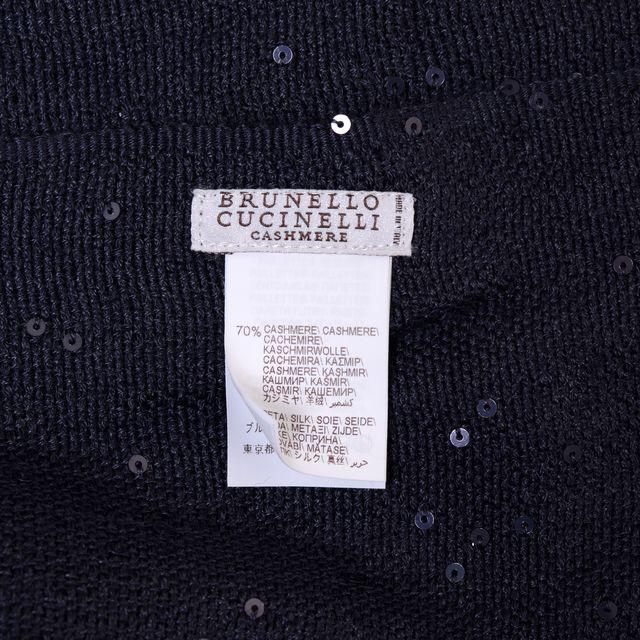 ブルネロクチネリ Brunello Cucinelli スパンコールストール カシミア 