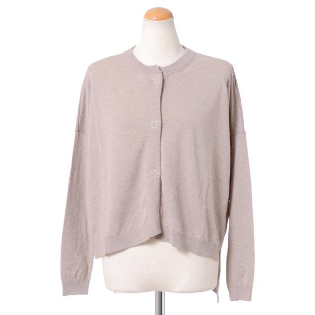 エリカ カヴァリーニ セミクチュール Erika Cavallini Semi Couture Misao Cardigan コットン サンド 正規取扱店 Kisumupoly Ac Ke
