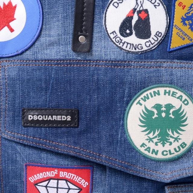 ディースクエアード(Dsquared2) ワッペン付きトートバッグ コットン