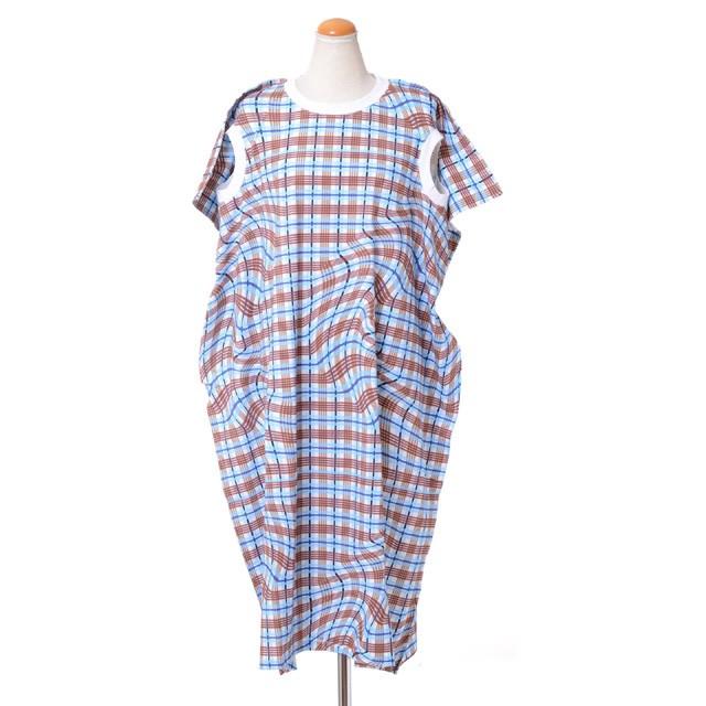 超目玉 アールト lto スクエアワンピース コットンジャージー チェック 開店祝い Www Doctor Plan Com