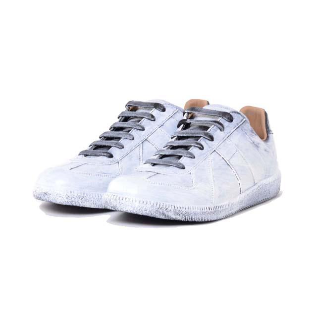 メゾン マルジェラ Maison Margiela Replica Low Top 牛革 ホワイト 
