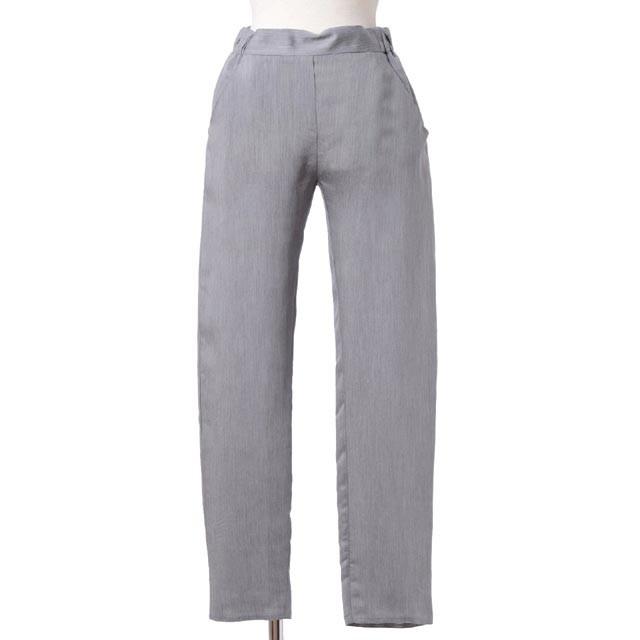 30% OFF エムエムシックス メゾンマルジェラ(MM6 MAISON MARTIN MARGIELA) ウエストゴムストレートパンツ レーヨンジャージー メランジグレー