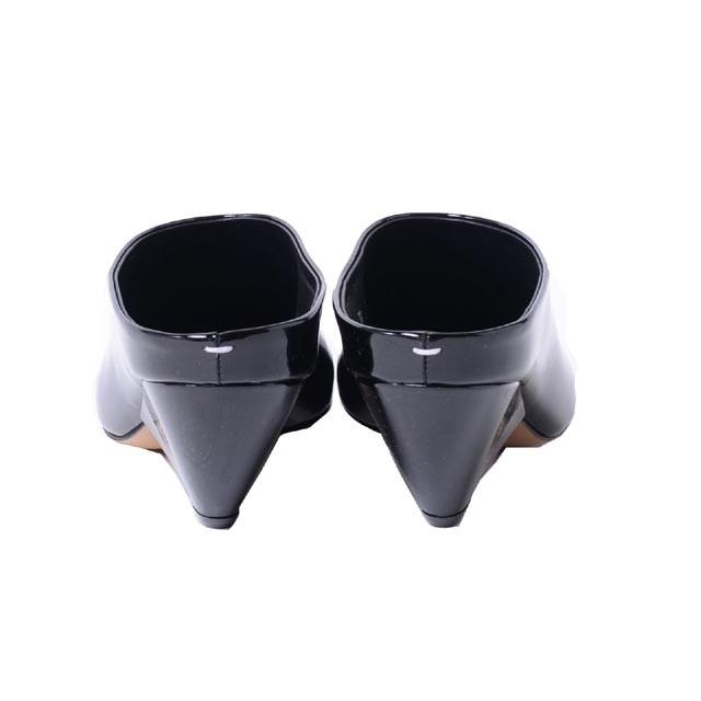 本物メゾン マルジェラ(Maison Margiela) ブラック ポインテッドトゥ