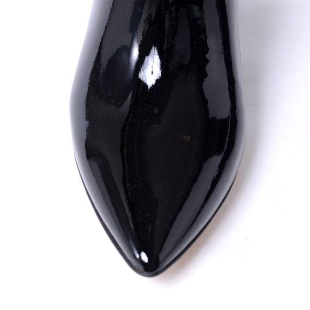 本物メゾン マルジェラ(Maison Margiela) ブラック ポインテッドトゥ