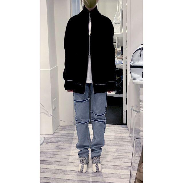 エムエムシックス メゾンマルジェラ MM6 MAISON MARGIELA インサイドアウトジーンズ コットン ウオッシュデニム｜yokoaunty｜11