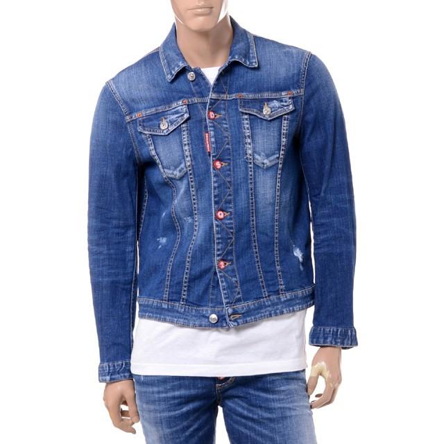 30% OFF ディースクエアード Dsquared2 デニムジャケット コットンストレッチ ブルー :s71an018530342470:ヨコアンティ - 通販 - Yahoo!ショッピング