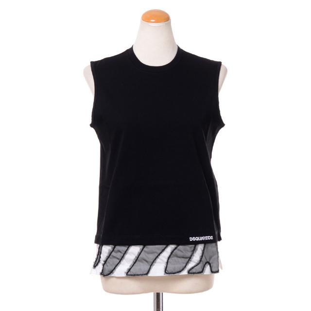 独特な店 ディースクエアード Dsquared2 ゼブラ模様裾切替え