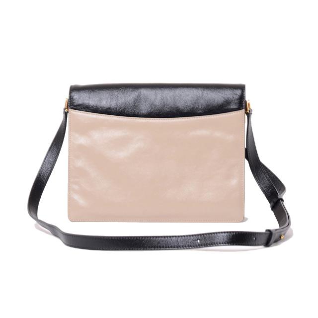 MARNI マルニ Marni トランクソフトバッグラージ 牛革 ブラック 
