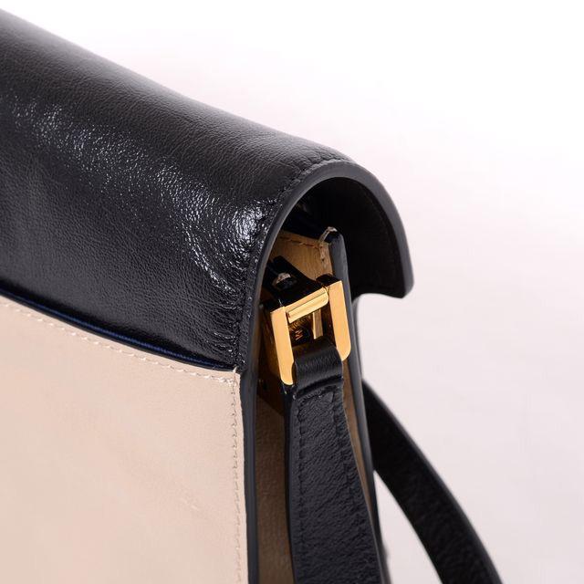 MARNI マルニ Marni トランクソフトバッグラージ 牛革 ブラック 