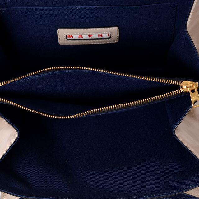 MARNI マルニ Marni トランクソフトバッグラージ 牛革 ブラック 
