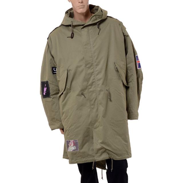 ラフシモンズ RAF SIMONS フレッドペリー デタッチャブルモッズ ラフシモンズ RAF SIMONS フレッドペリー デタッチャブルモッズ