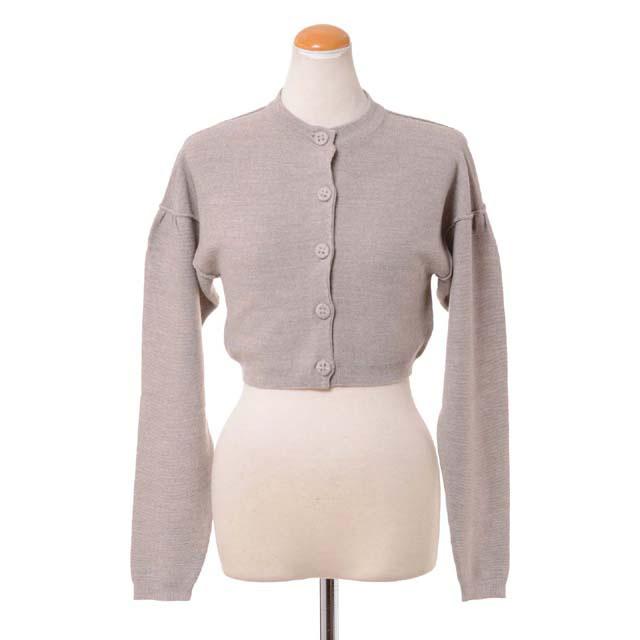 ルメール LEMAIRE ショート丈カーディガン ウールなど ライトストーン  