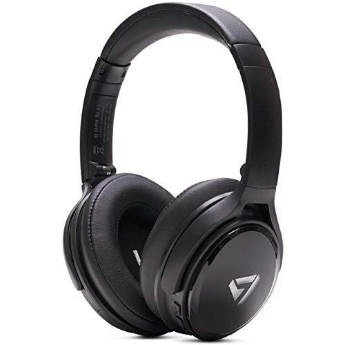 SVN Sound by Steve Aoki プレミアムオーバーイヤーワイヤレスヘッドフォン 高機能ノイズキャンセリングマイク搭載 7色に光るLEDライト Bluetooth5.0 Neon100 通常音量再生