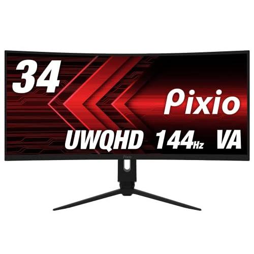 Pixio Pxc348c ゲーミングモニター 34インチ 144hz Va Uwqhd 1ms 湾曲 クリエイター Hdr Sale開催中 Type C 1440p