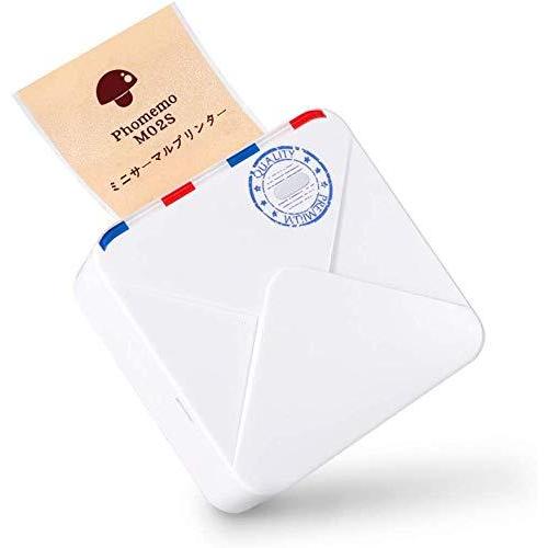 激安通販 ミニプリンター スマホ対応 Phomemo フォトプリ ポータブル型 モバイルプリンター 300dpi サーマルプリンター M02s フォト プリンター Proksi Si