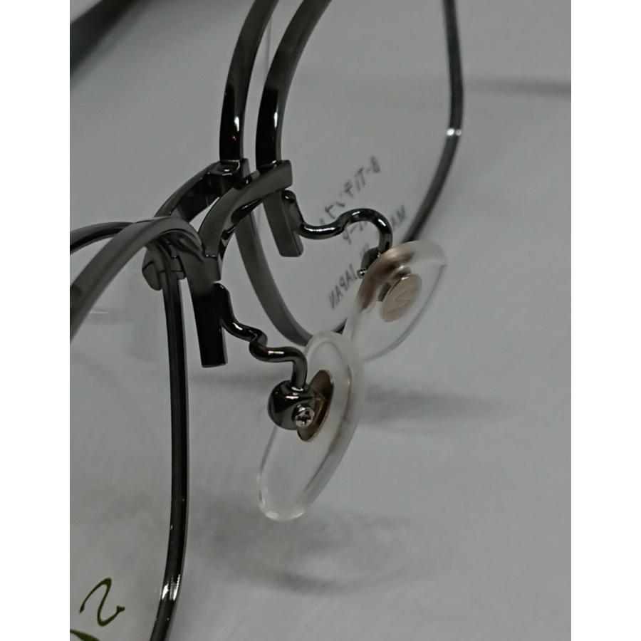 Slen D スレンディー 跳ね上げ 眼鏡 メガネ SD-712B 日本製 54サイズ  チタニウム  グレイ(5)  ハネアゲ(シングルタイプ）　便利　三工光学　｜yokogao｜08