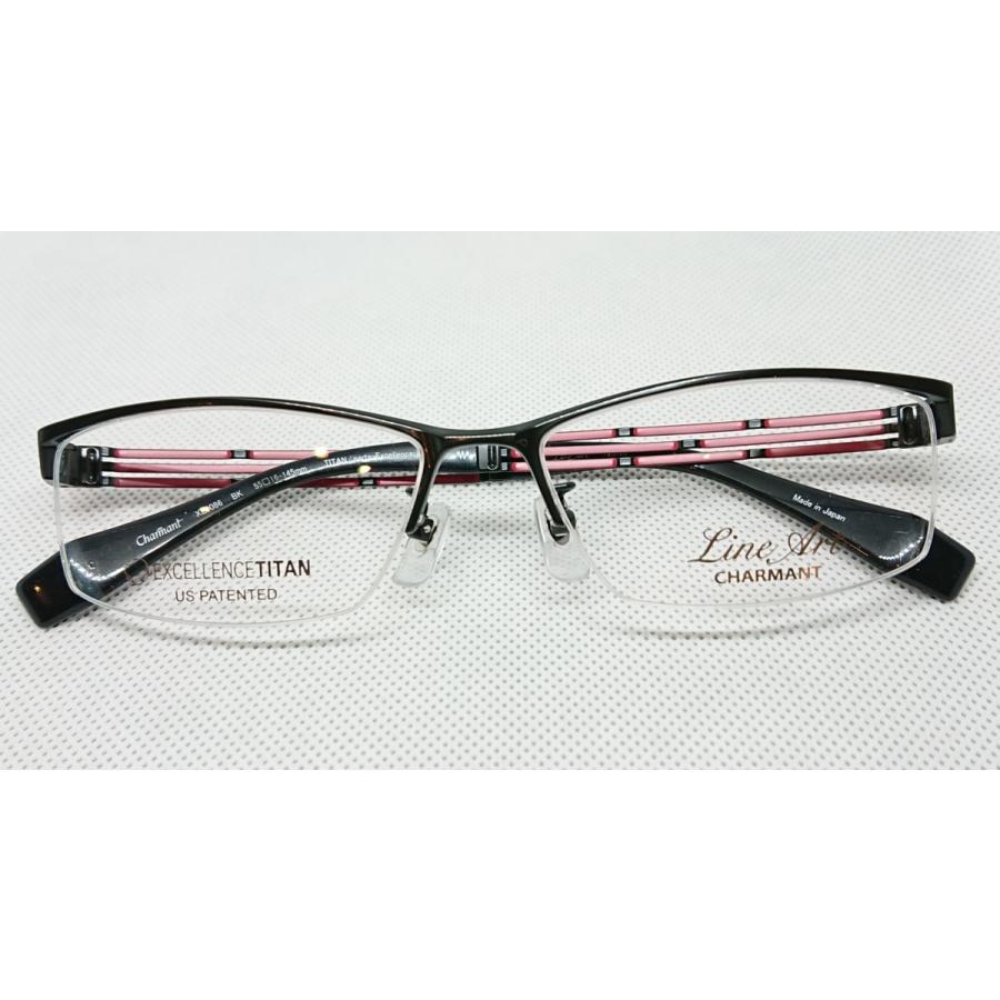 Charmant シャルマン Line art ラインアート XL1086 BK（ブラック） 55