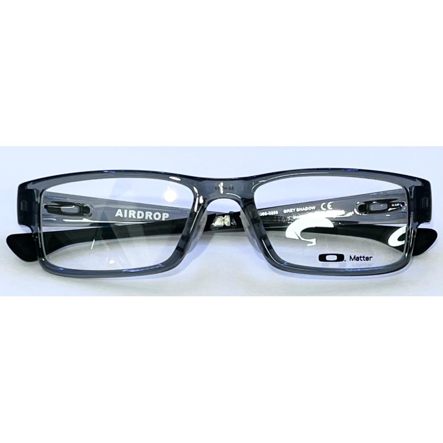 OAKLEY オークリー AIRDROP エアドロップ 眼鏡フレーム OX8065 スポーツタイプ 53サイズ 正規品 マットブラック（0753）クリアグレイ（0253）軽量　かけ心地抜群_8