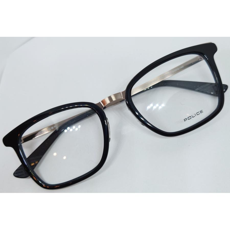 POLICE　メガネフレーム VPL425J ブラック Amazon | [ポリス] メガネフレーム VPL425J 01KN マットブラック