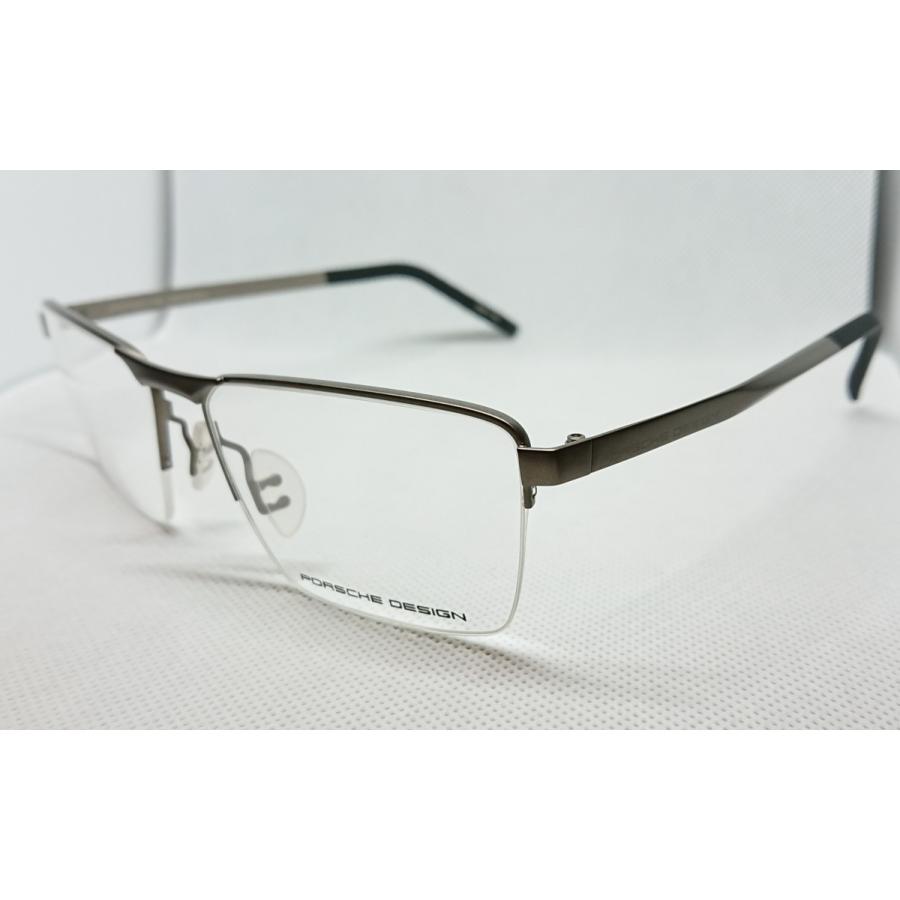 《国内正規品》PORCHE DESIGN ポルシェデザイン　眼鏡フレーム　P8304　度付きレンズ可能　55サイズ　イタリア製 国内正規品