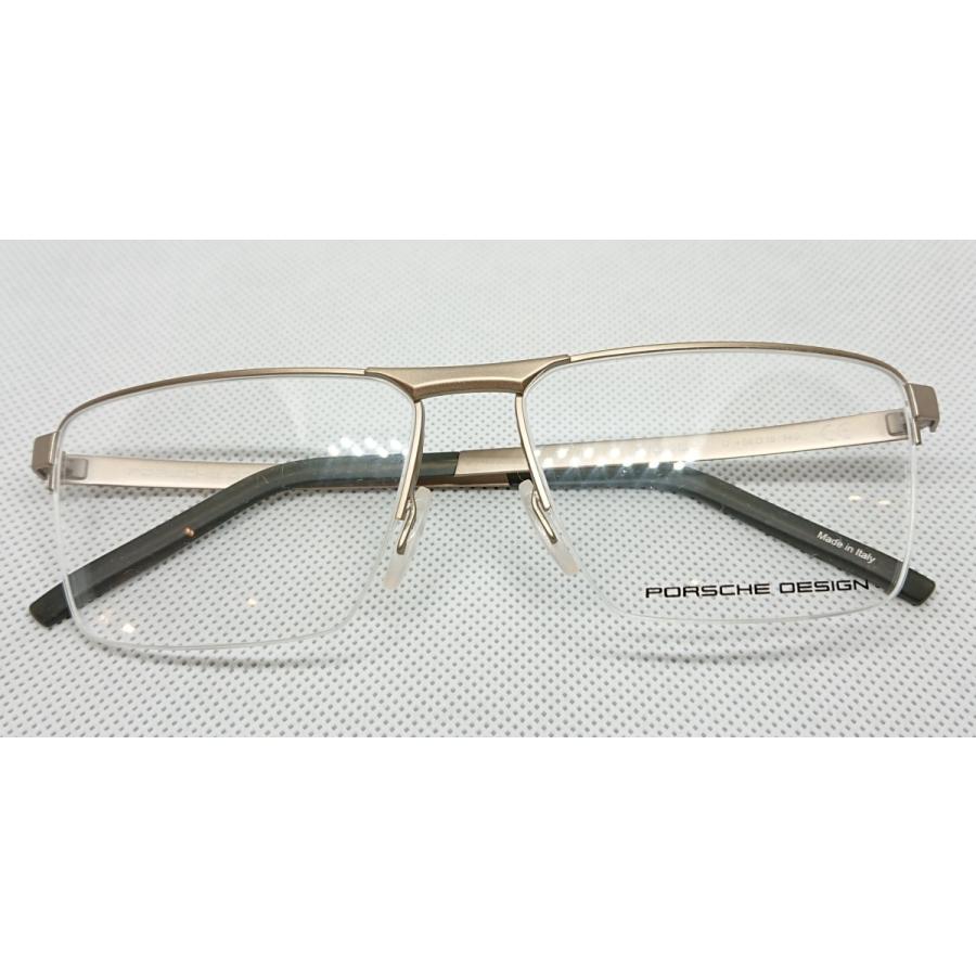 《国内正規品》PORCHE DESIGN ポルシェデザイン　眼鏡フレーム　P8304　度付きレンズ可能　55サイズ　イタリア製 国内正規品