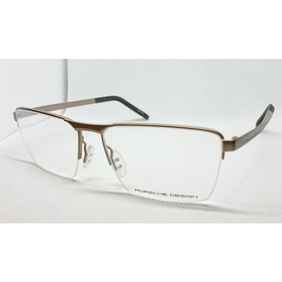 《国内正規品》PORCHE DESIGN ポルシェデザイン　眼鏡フレーム　P8304　度付きレンズ可能　55サイズ　イタリア製 国内正規品