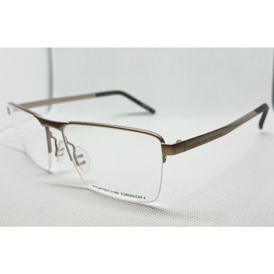 《国内正規品》PORCHE DESIGN ポルシェデザイン　眼鏡フレーム　P8304　度付きレンズ可能　55サイズ　イタリア製 国内正規品