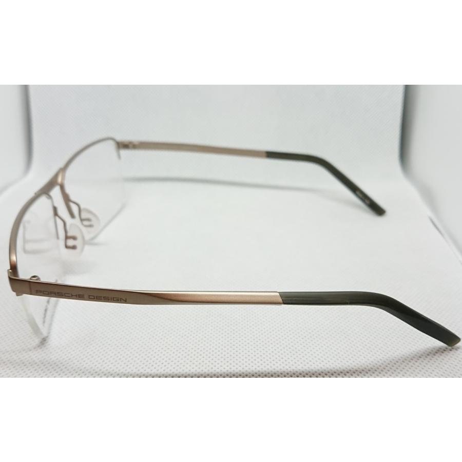 《国内正規品》PORCHE DESIGN ポルシェデザイン　眼鏡フレーム　P8304　度付きレンズ可能　55サイズ　イタリア製 国内正規品