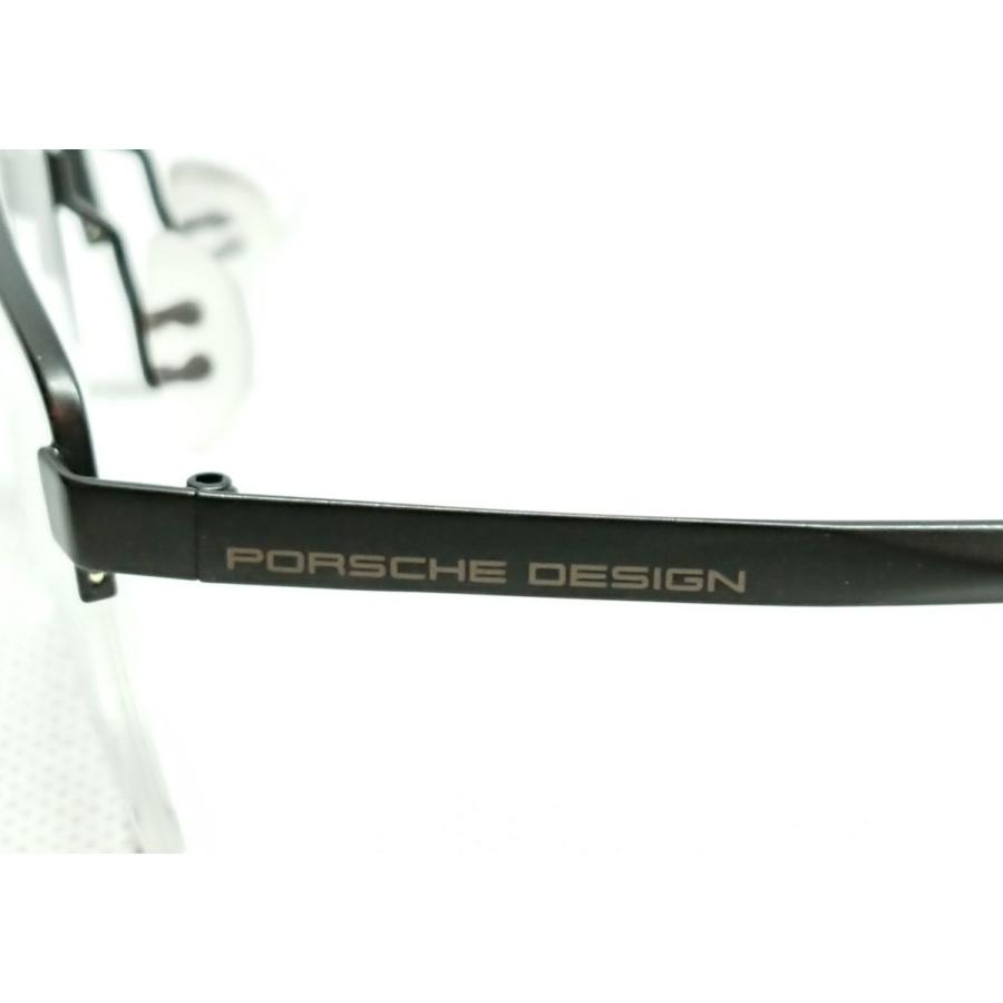 《国内正規品》PORCHE DESIGN ポルシェデザイン　眼鏡フレーム　P8304　度付きレンズ可能　55サイズ　イタリア製 国内正規品