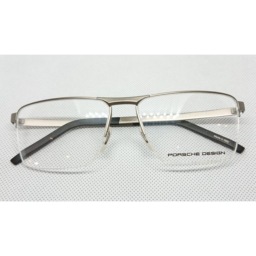 《国内正規品》PORCHE DESIGN ポルシェデザイン　眼鏡フレーム　P8304　度付きレンズ可能　55サイズ　イタリア製 国内正規品