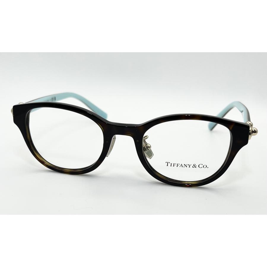 TIFFANY ティファニー 眼鏡 フレーム TF2273D 48サイズ 8015（ブラウンデミ/ティファニーブルー）8055（ブラック/シルバー）8421（ブラウン柄/ゴールド）の画像