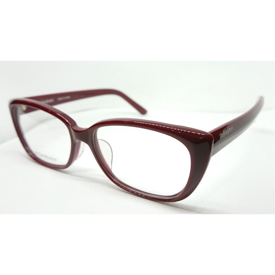 Yves Saint Laurent （イヴサンローラン）YSL4021J LHF（ワインレッド） 眼鏡フレーム メガネ 度付き対応 アセテートフレーム 日本製 メンズ レディース｜yokogao｜04