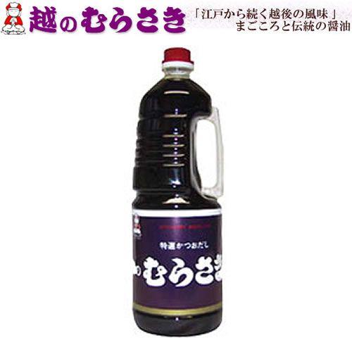 特選かつおだし 越のむらさき1800ml 醤油 新潟 お土産 新潟 名産 旨い 越後雪国地酒連峰 通販 Paypayモール